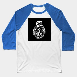 dark penguin ecopop Baseball T-Shirt